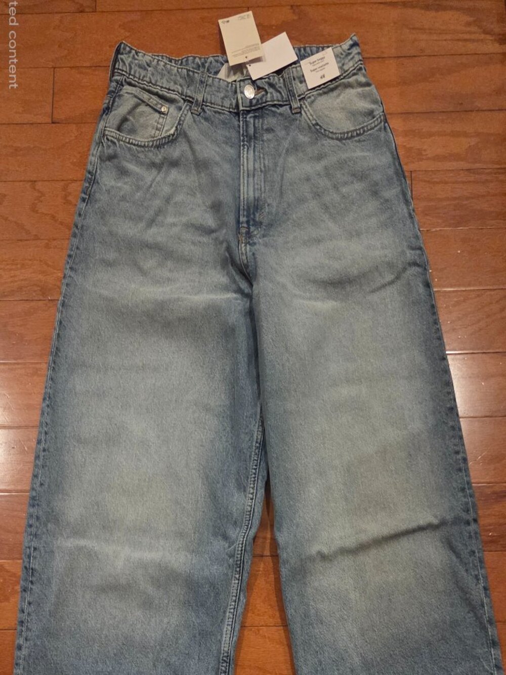 H and m supper baggy jeans